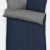 Biberna Bettwäsche In Marine-grau